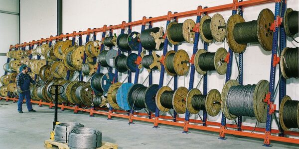 wire spool racks